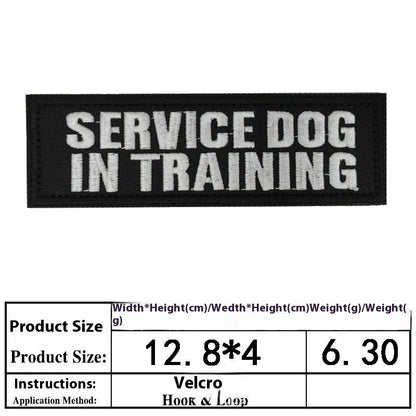 Pet Dog Accessories Embroidered Velcro New Pet Clothing Decorative Sticker Computer Embroidery Chapter