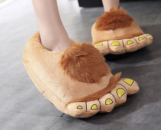 Plush Indoor Warm Home Cotton Slippers