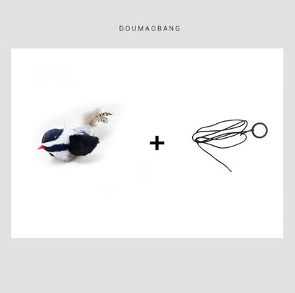 Cute Bird Design Cat Teaser Toy, SimulationParrot Cat Teaser Toy, Interactive Cat Teaser Toy,Pet Supplies Catbirdtoy Catnip