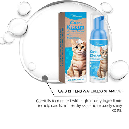 Yegebang Cat Cleaning Mousse Mild Non-irritating Pet Cleaning Foam