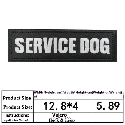 Pet Dog Accessories Embroidered Velcro New Pet Clothing Decorative Sticker Computer Embroidery Chapter
