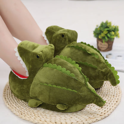 Plush Indoor Warm Home Cotton Slippers