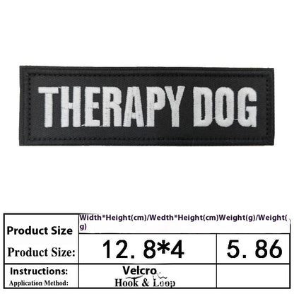 Pet Dog Accessories Embroidered Velcro New Pet Clothing Decorative Sticker Computer Embroidery Chapter